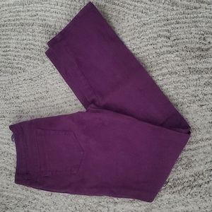 Purple stretch jeans  size 7